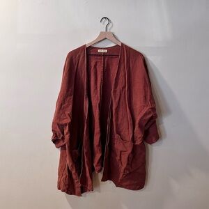 Rachel Craven Short Kimono Linen Jacket